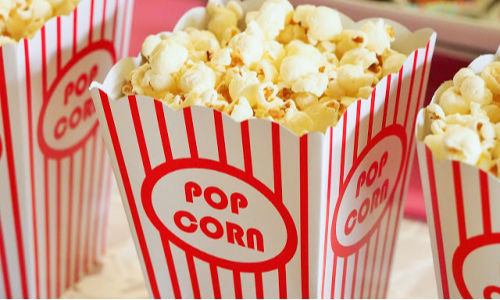 movie, popcorn